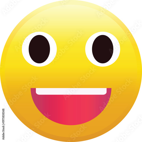 Happy Yellow Smiley Face Emoji