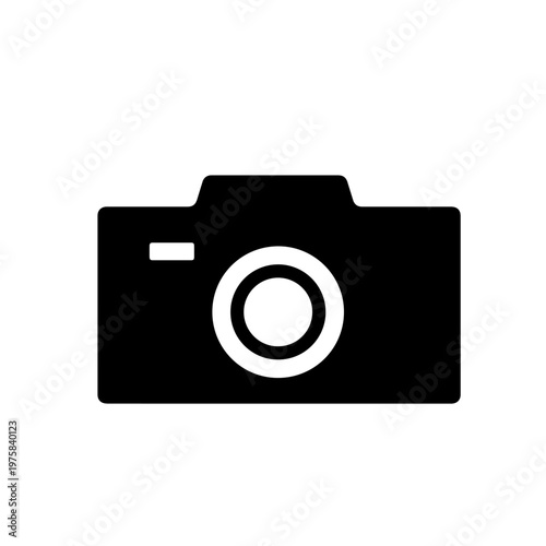 Digital Camera Vector Illustration 10 – Modern DSLR Photography Icon