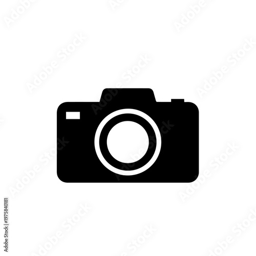 Digital Camera Vector Illustration 13 – Modern DSLR Photography Icon
