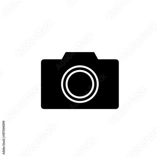 Digital Camera Vector Illustration 15 – Modern DSLR Photography Icon