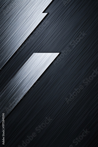 Sharp Metallic Geometry Abstract Technology Background