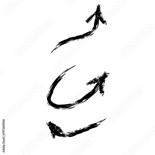 treble clef on a black background, Arrow crayon pastel pencil chalk color line stroke. Sketch chalk pastel color pencil texture line kid fun arrow icon. Hand drawn grunge crayon pencil brush direction