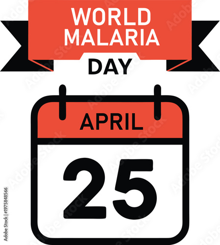 World malaria day vector