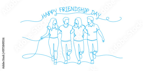 Friendship Day celebration design for posters, greeting cards, and promotional banners.
