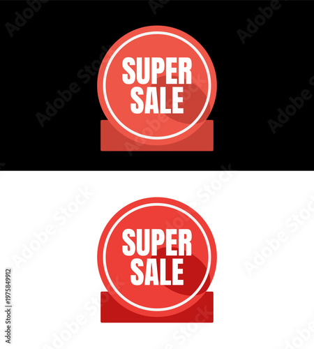 Set of Sale badges. Sale quality tags and labels. Template banner shopping badges. Special offer, sale, discount, shop, black friday. Vector illustration.
