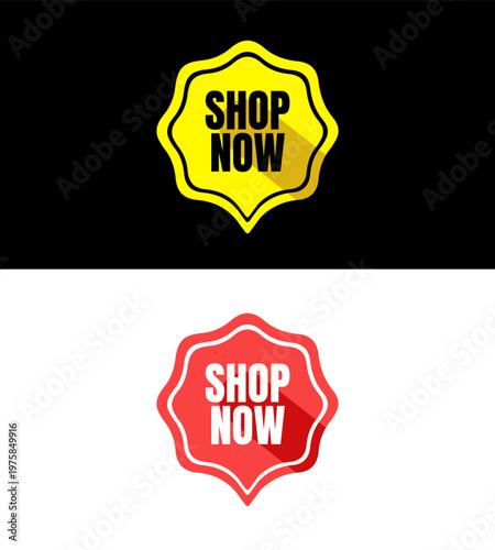 Set of Sale badges. Sale quality tags and labels. Template banner shopping badges. Special offer, sale, discount, shop, black friday. Vector illustration.