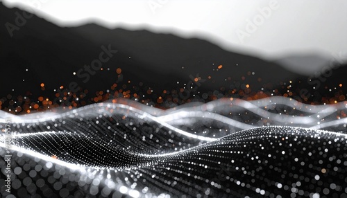 Ultra Detailed Abstract Surface with Glowing Micro Textures – High Resolution Magical Background