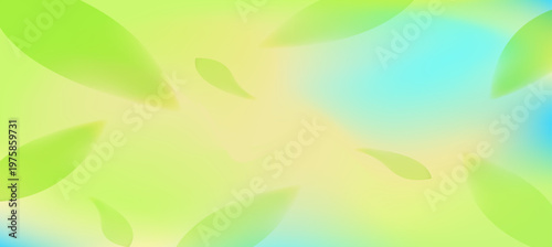 An abstract summer-themed template. Summery, blurred gradient