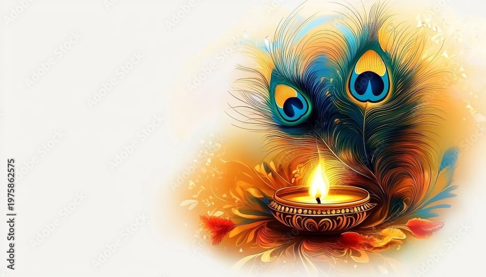 Fototapeta premium Share joy and blessings this Thaipusam with a stunning greeting card.