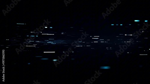 sleep insomnia concept with abstract restless flickering lights and glitch for a better mental health awareness