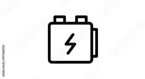 Battery Power Icon Vector