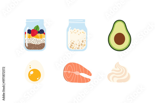 Healthy Food Ingredients Collection