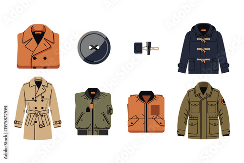 Outerwear Collection Illustration
