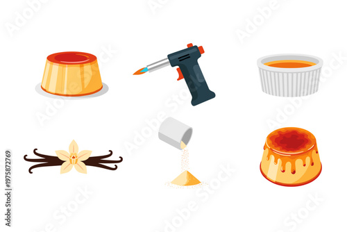 Creme Brulee Making Process