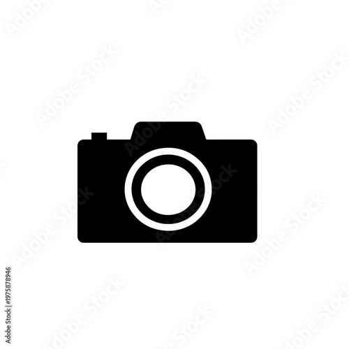 Digital Camera Vector Illustration 17 – Modern DSLR Photography Icon