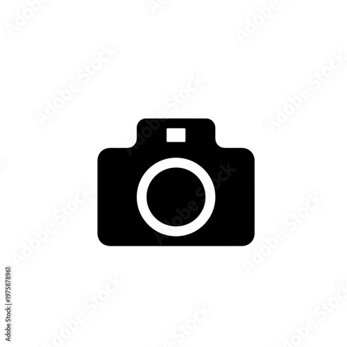 Digital Camera Vector Illustration 19 – Modern DSLR Photography Icon