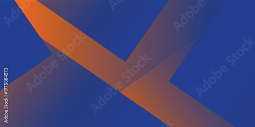 The combination of royal blue and bright orange with codes #0A2F8C and #FF6A00 creates a strong and energetic gradient.