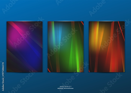 Flat vector. Minimal geometric background. Dynamic shapes composition. Eps10 vector.