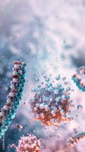 Принти на полотні Lipid nanoparticle system: targeted drug delivery mechanism
