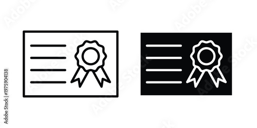 Diploma icon. glyph solid icons collection. Line icons