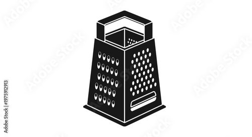 Kitchen Grater Icon - Vector Illustration