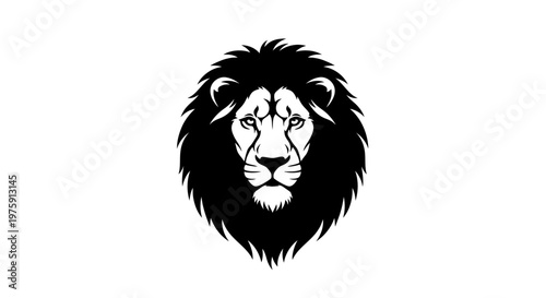 Majestic Lion Head with a Powerful and Regal Expression.