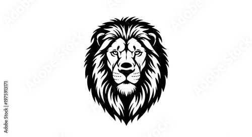 Majestic Lion Head Roaring with Power and Strength.