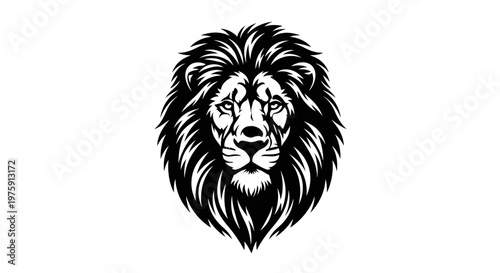 Majestic Lion Head Roaring with Power and Strength.