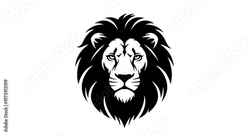 Majestic Lion Head Roaring with Power and Strength.