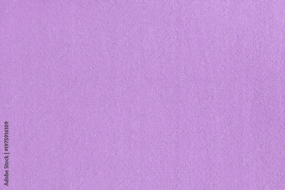 Fototapeta premium Purple pastel cotton fabric cloth texture for background, natural textile pattern.