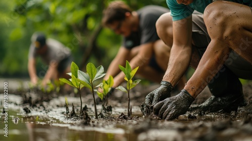 Restoring Nature's Balance: Cinematic Mangrove Reforestation Project in Southern Thailand