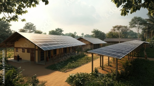 Sustainable Education: Rural Thai School Empowered by Solar Panels for Clean Energy and Internet Access