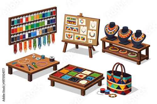 Beadwork and Jewelry Making Studio