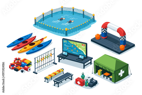Outdoor Event Equipment Isometric