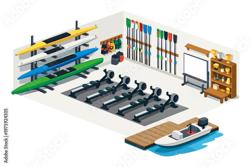 Rowing Club Storage Room