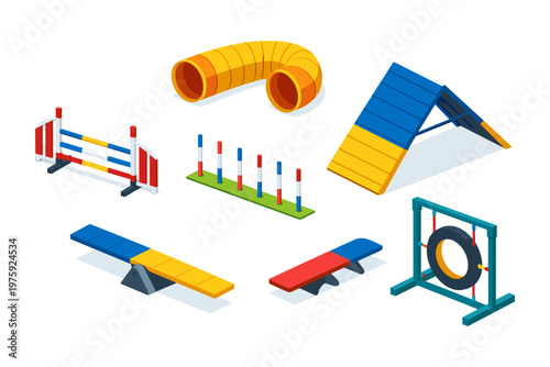 Dog Agility Training Equipment Set