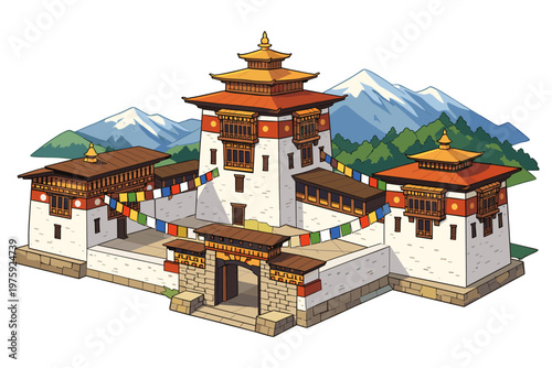 Bhutanese Dzong Architecture