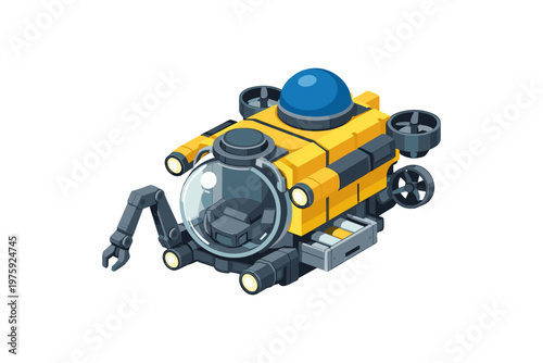 Yellow Submersible ROV