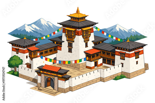Bhutanese Dzong Architecture