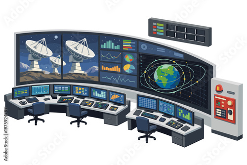 Space Mission Control Center