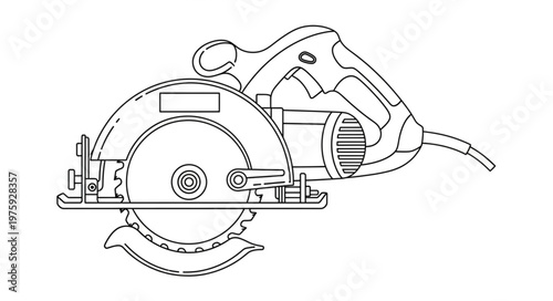 Circular Power Saw Cutting Tool Machine.