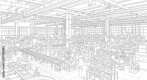 Large Crowd of People in Stadium.