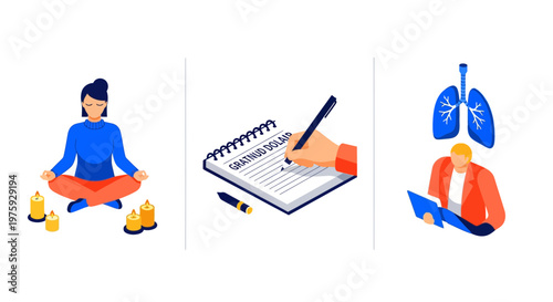 Mind soul body care zen life mood rest feel good hope love art set up