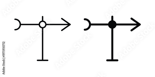 Veleta icon. glyph solid icons collection. Line icons