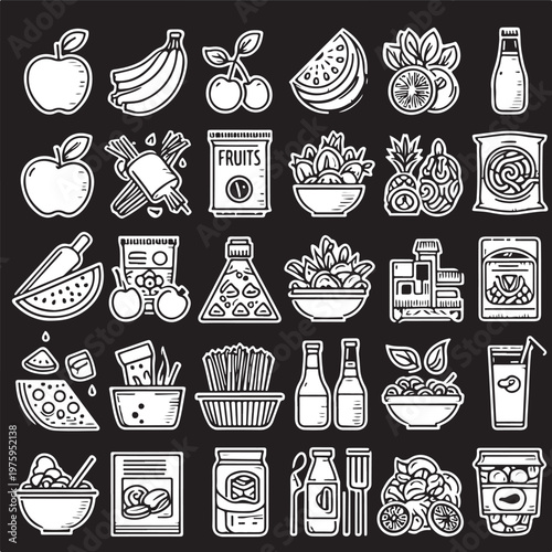 food seamless pattern