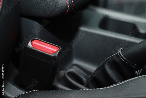 фотографія car seat belt prevent accidents to a certain extent