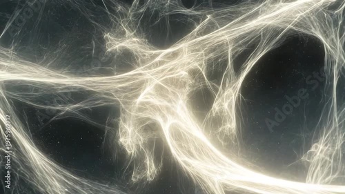Spectacular cosmic swirl of light and energy in the vast universe during a stellar phenomenon