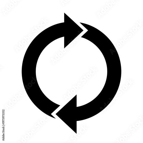 Circular arrows synchronization icon