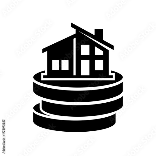 Real Estate Investment and Property Growth Icon