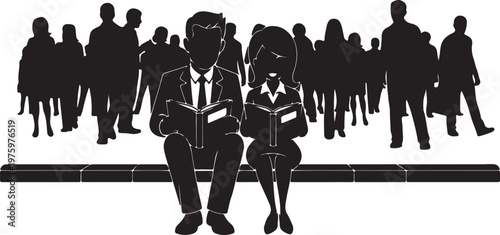 Read outline style icon